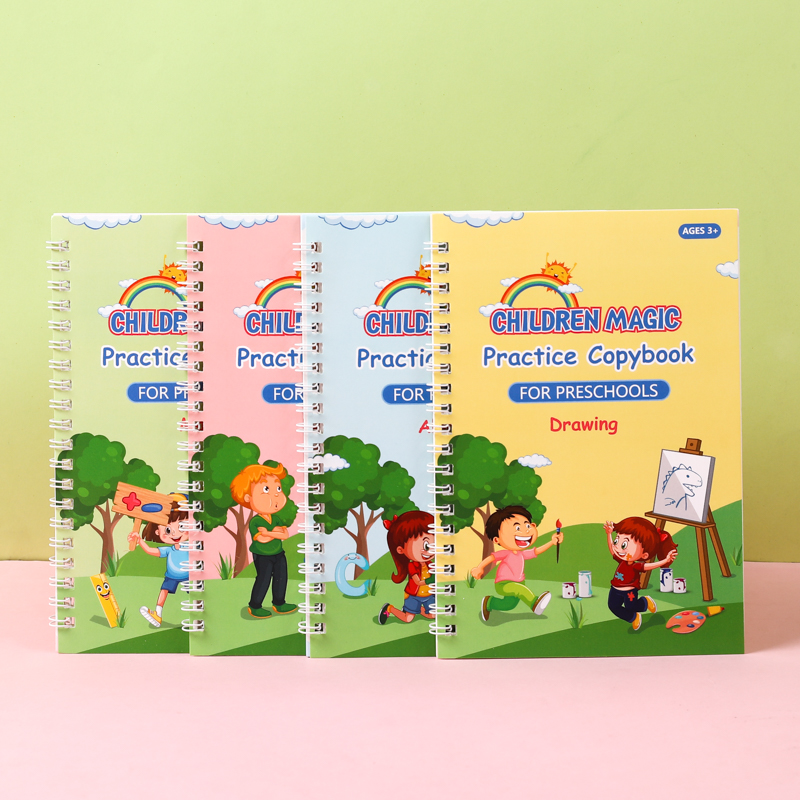 Spiral Binding Kids English Magic Practice Copybook 