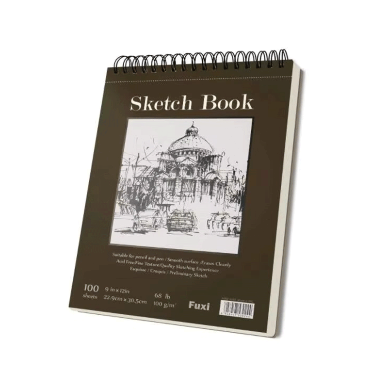 Artist High Quality Sketchbook A4 A5 Spiral With 100 Sheets