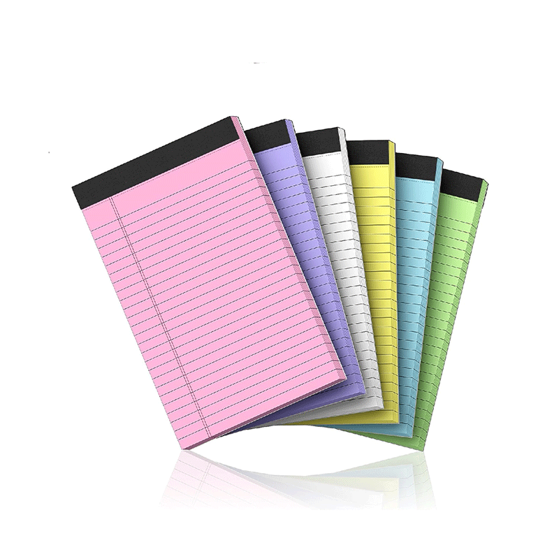 Office & School Small Color College Ruled 5x8 Loose-Leaf Memo Notepad