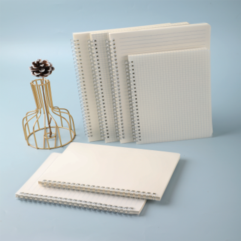 A5 B5 PP Cover Spiral Notebook Flexible Cover