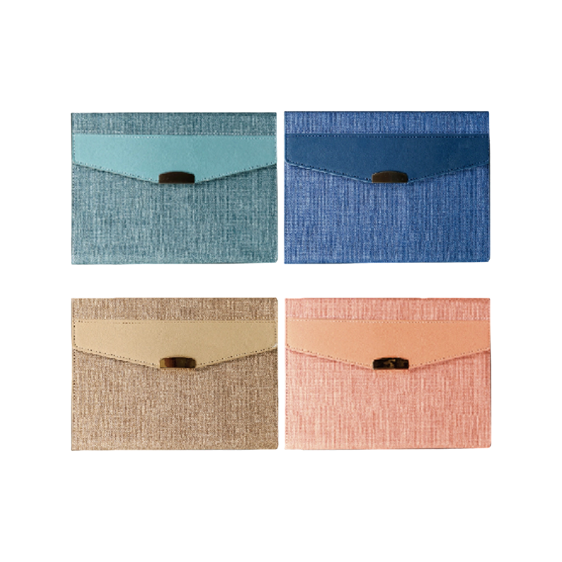Three Fold Loose Leaf Notebook Refillable Organizer