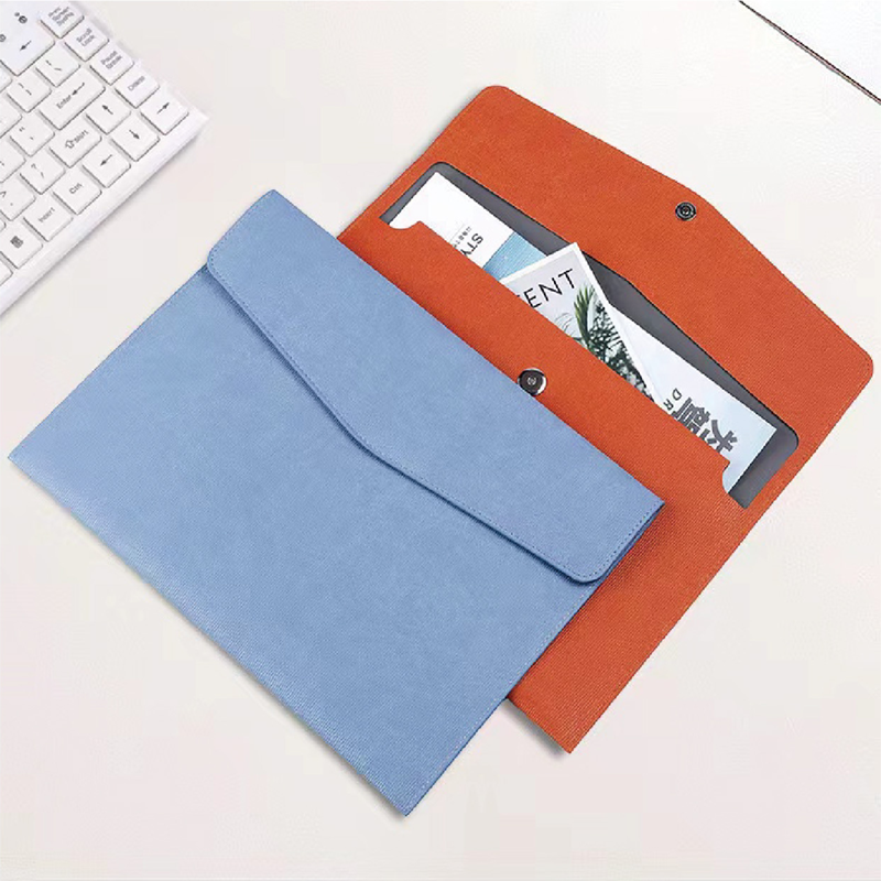 PU Leather Document Bag Office Organizer