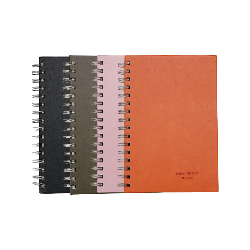 A5 Color Paper Cover Spiral Notebook