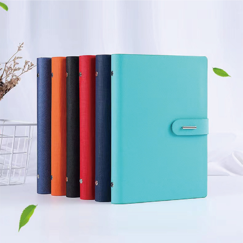 Business PU Leather Closure Notebook Custom Printing