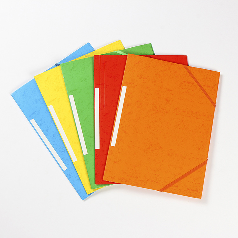 Elastic Closure Paper File Folder