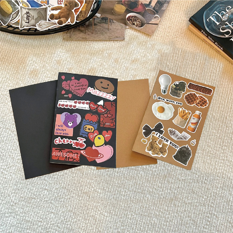Notebook with Sticker Sheets